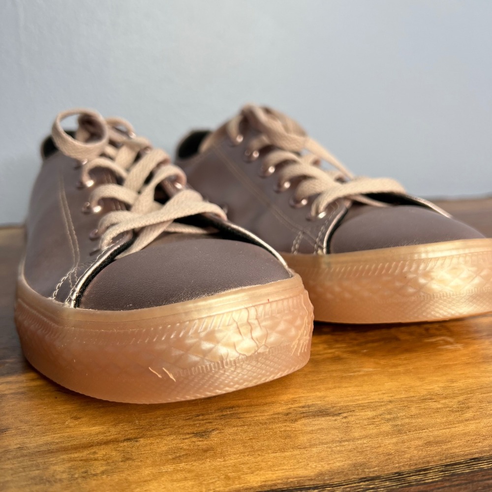 Converse Chuck Taylor All‎ Star Low Rose Quartz Metallic Women's Shoe Size 7.5 - Picture 8 of 13